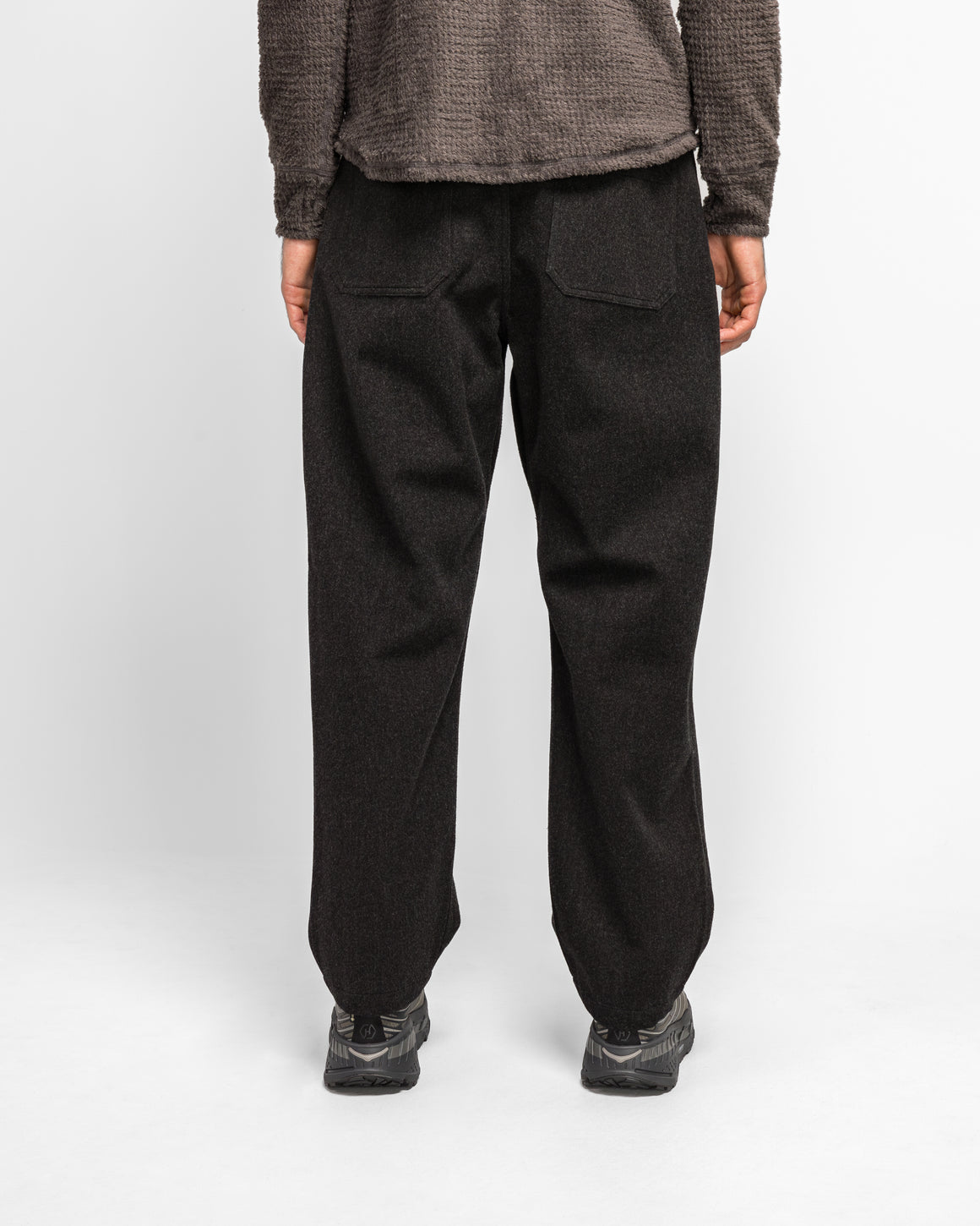HAVEN - Shop Pant - Loro Piana Storm System 3L Wool Charcoal - UP THERE