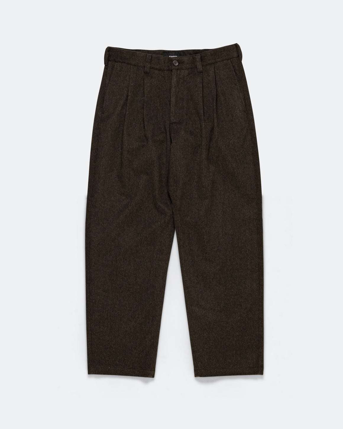 HAVEN - Shop Pant Loro Piana Storm System Wool - Brown - UP THERE