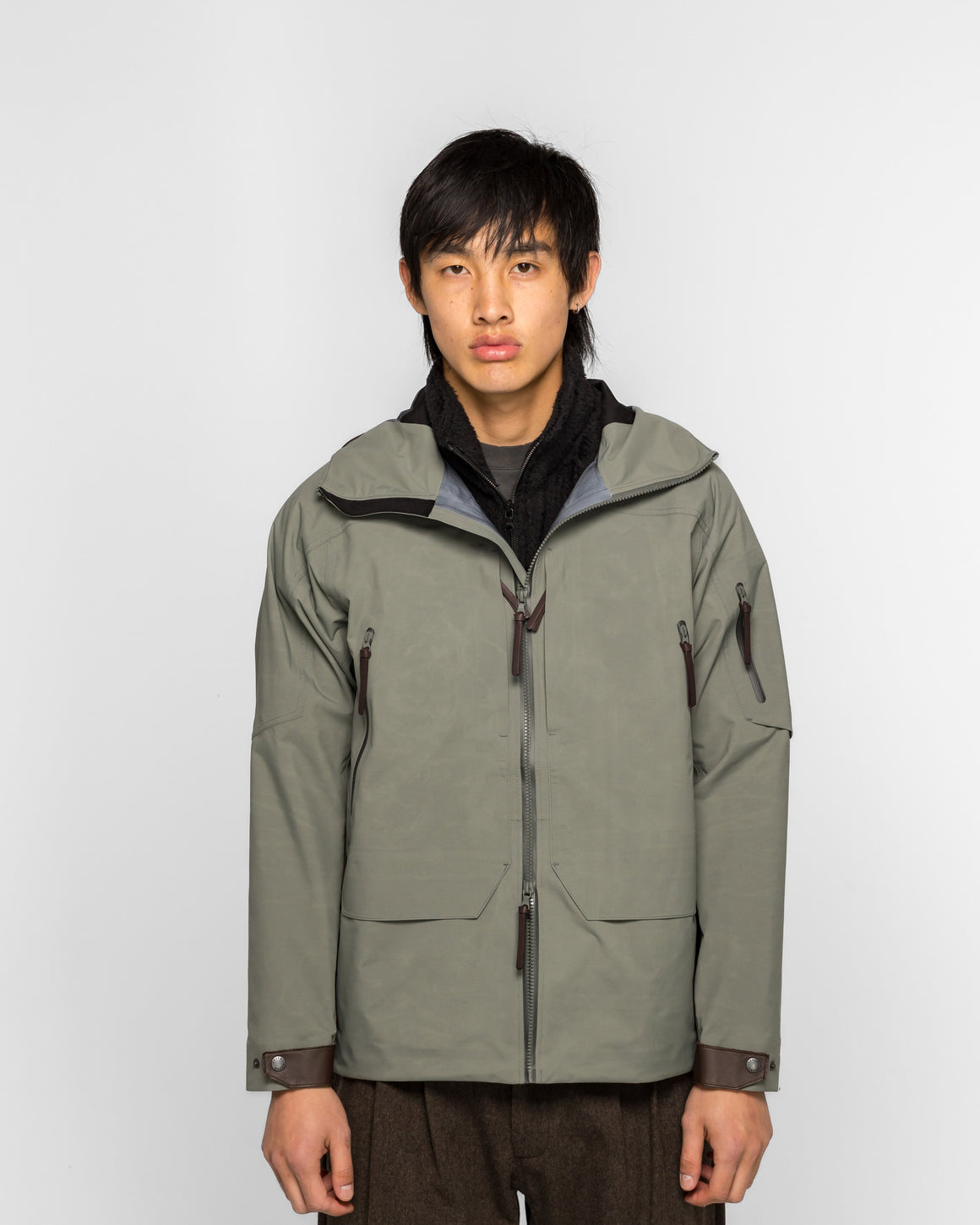 HAVEN - Spectre Jacket GTX Leather - Lichen - UP THERE