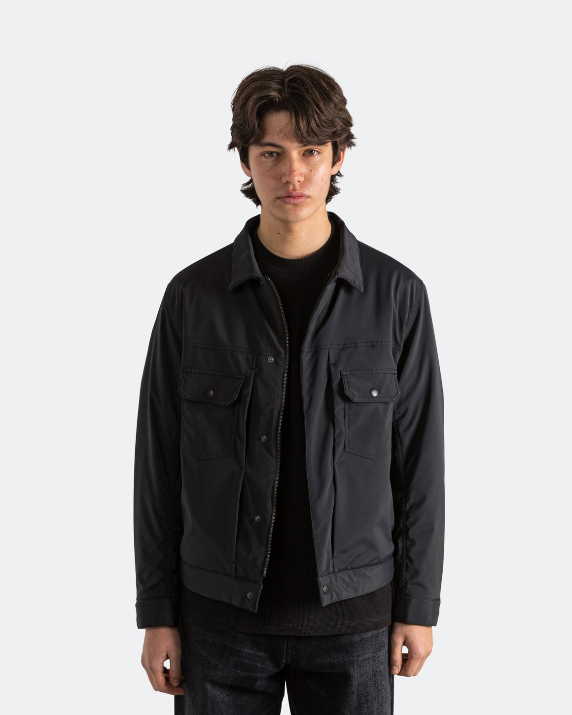 HAVEN - Station Insulated Jacket - GORE-TEX Windstopper 3L Nylon Ripstop Black - UP THERE