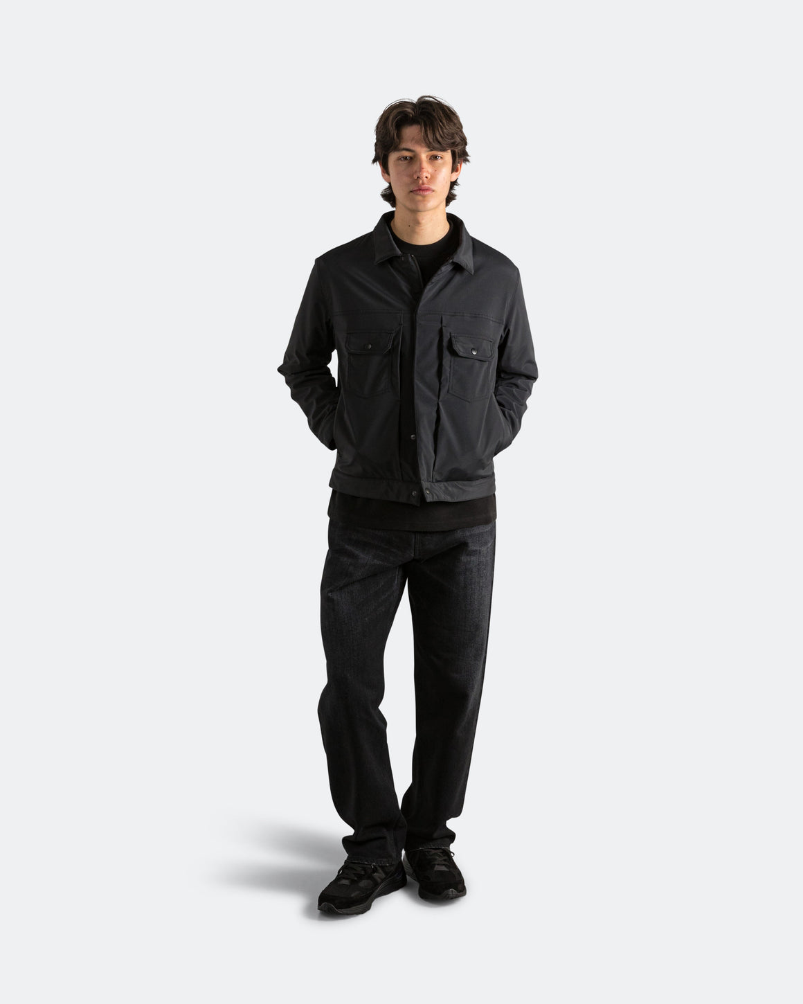 HAVEN - Station Insulated Jacket - GORE-TEX Windstopper 3L Nylon Ripstop Black - UP THERE