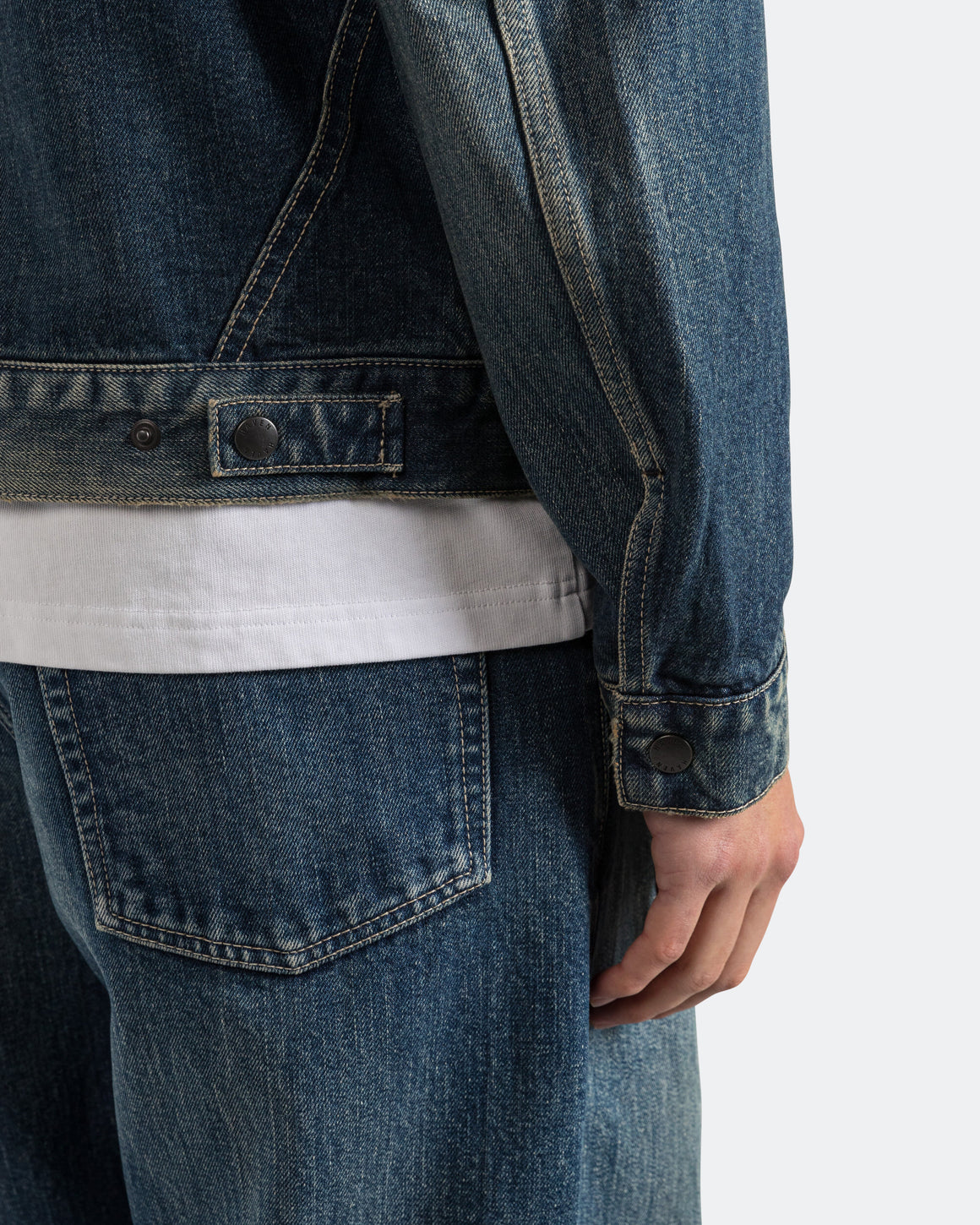 HAVEN - Station Jacket - Suvin Cotton Denim Washed Indigo - UP THERE