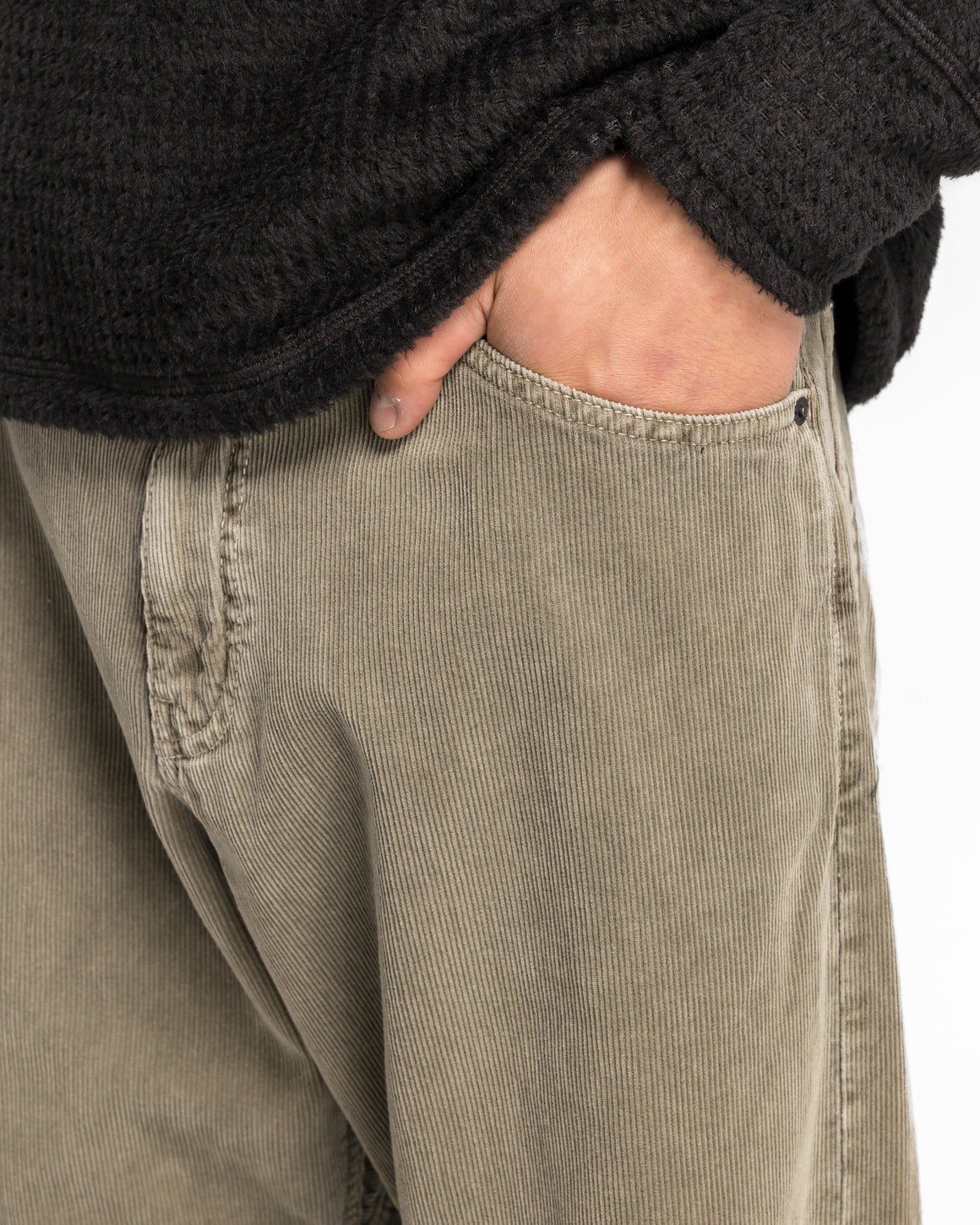 HAVEN - Station Pant Corduroy Sulfur Dye - Taupe - UP THERE
