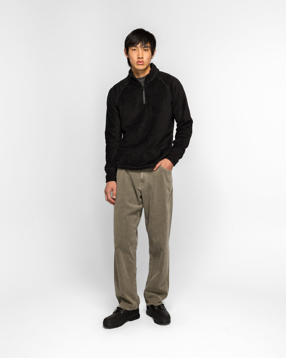 HAVEN - Station Pant Corduroy Sulfur Dye - Taupe - UP THERE