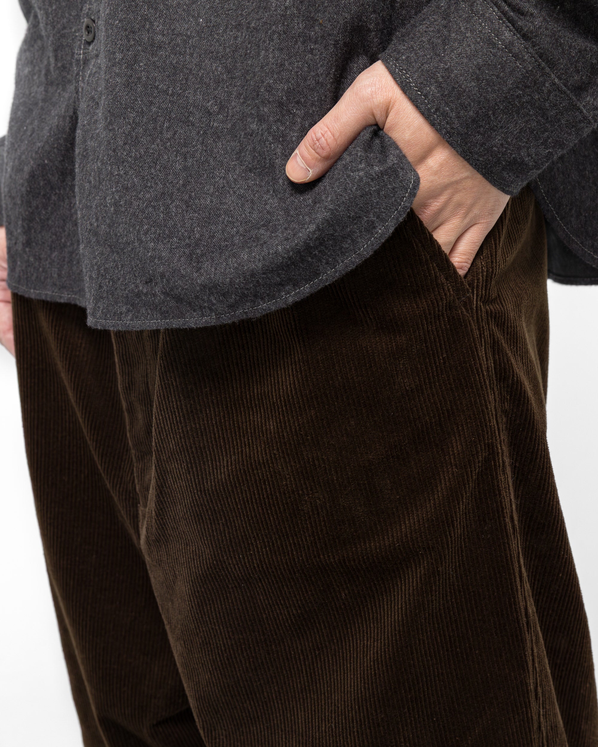 Junya Watanabe MAN - Cotton Corduroy Pants - Dark Brown | UP THERE
