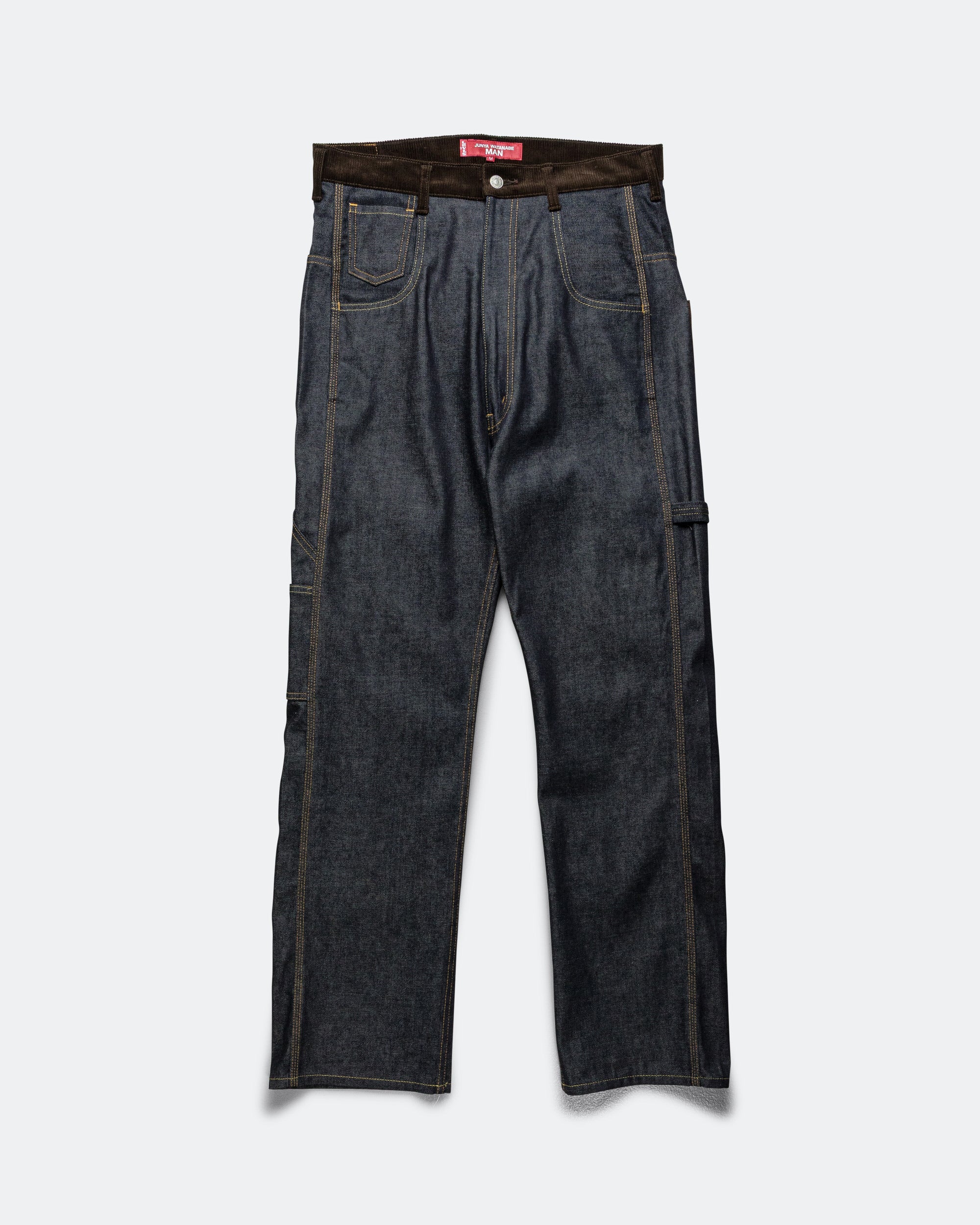 Junya Wantanabe MAN - Cotton Denim Leather Pants x Levis - Indigo