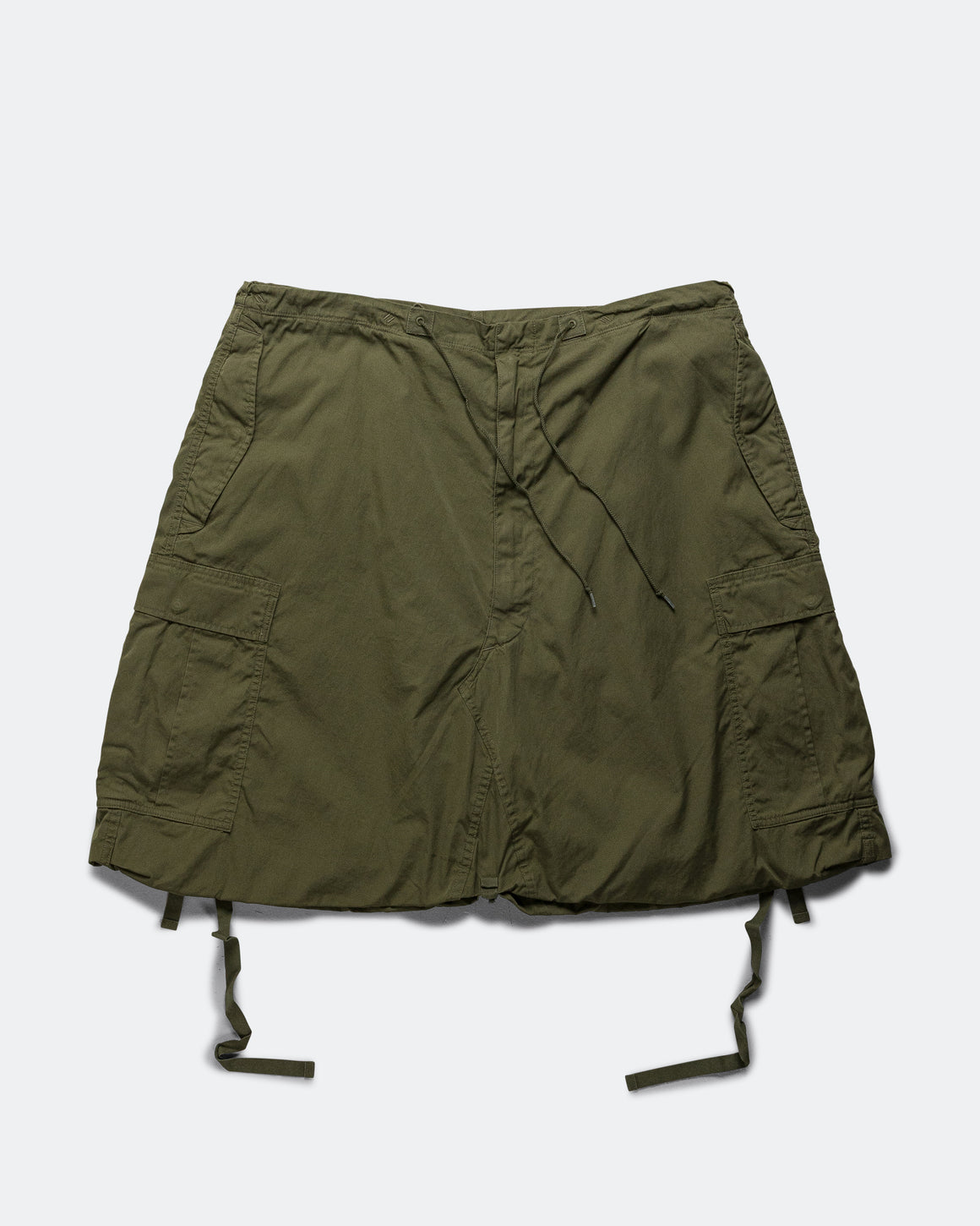 Junya Watanabe MAN - Cotton Nylon Shorts x Needles - Khaki - UP THERE