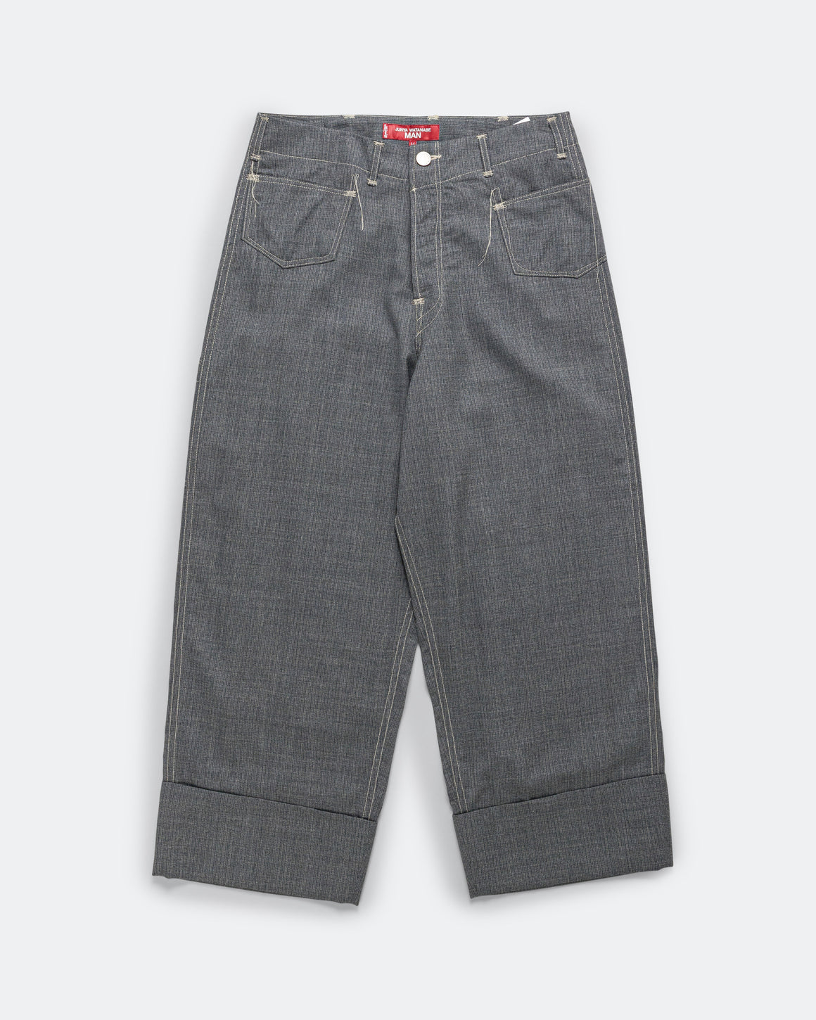 Junya Watanabe MAN - Hemp Canvas Print Trousers x Levi's - Indigo - UP THERE