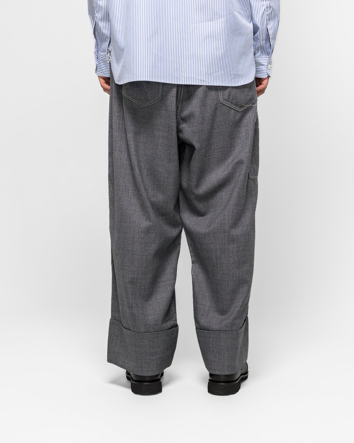 Junya Watanabe MAN - Hemp Canvas Print Trousers x Levi's - Indigo - UP THERE