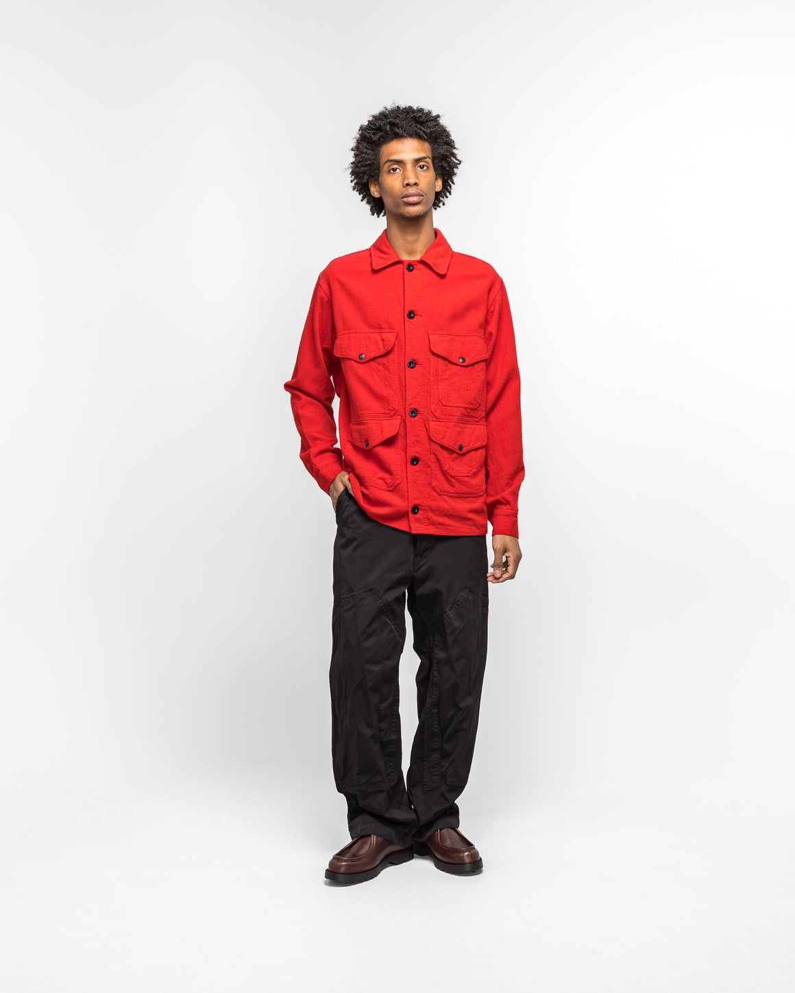 Junya Watanabe MAN - Garment Dyed Jacket x FILSON - Black/Red - UP THERE
