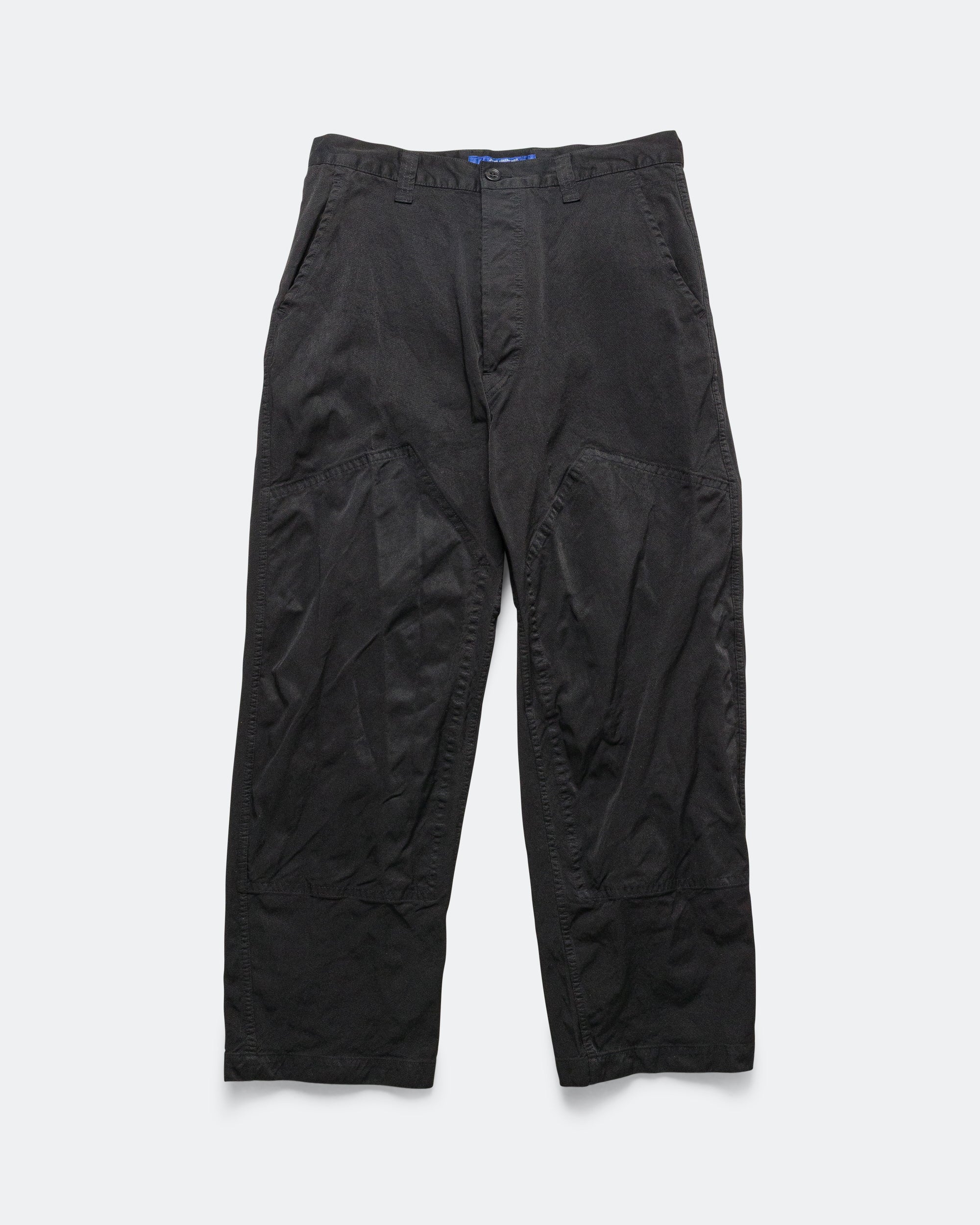 Junya Watanabe MAN - Nylon Twill Garment Dyed Pant - Black | UP THERE