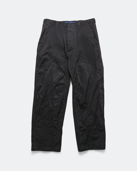 Junya Watanabe MAN - Nylon Twill Garment Dyed Pant - Black | UP THERE
