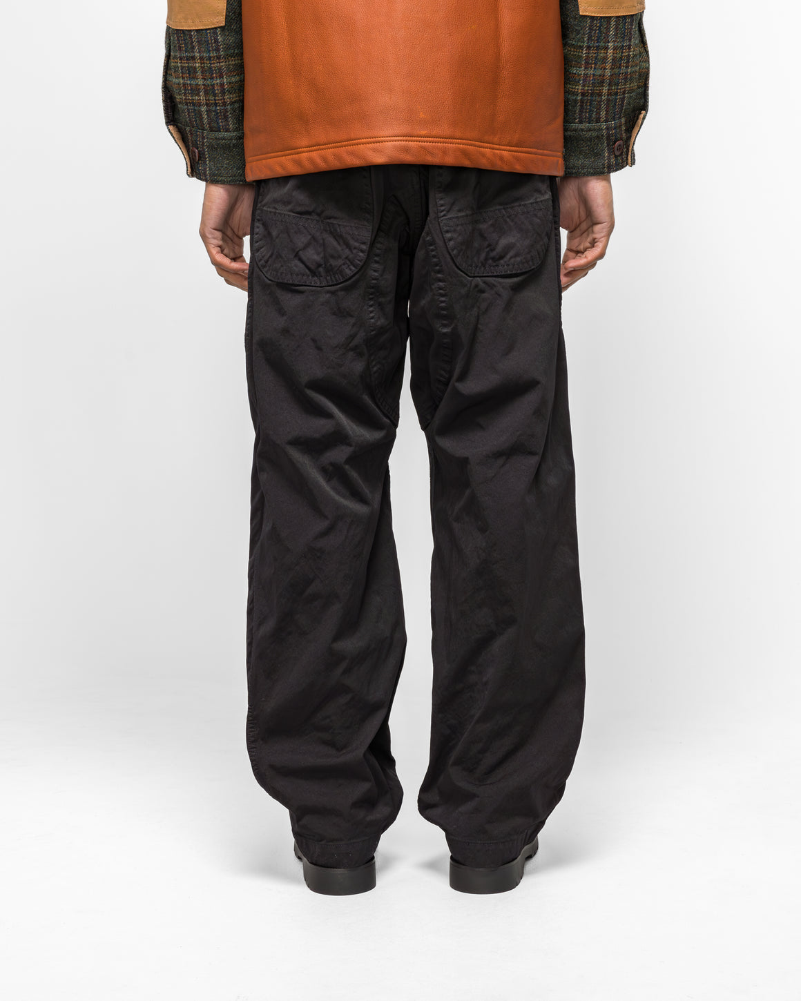 Junya Watanabe MAN - Nylon Twill Garment Dyed Pant - Black - UP THERE