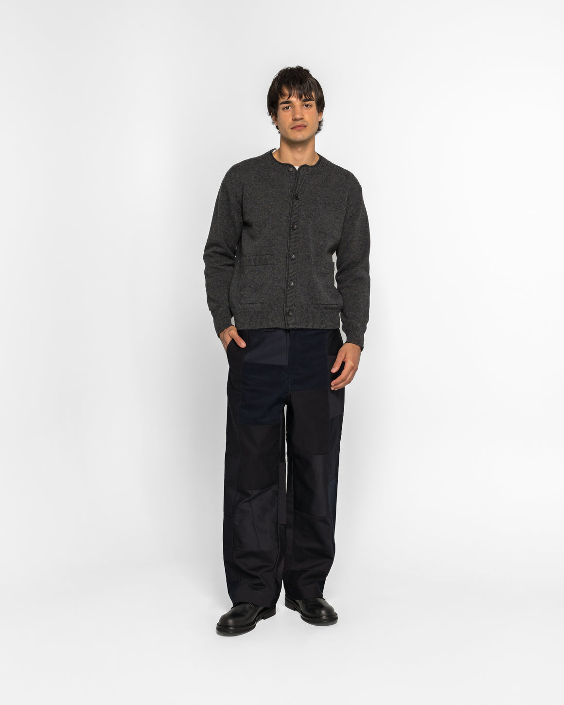 Junya Watanabe MAN - Cardigan - Top Charcoal - UP THERE