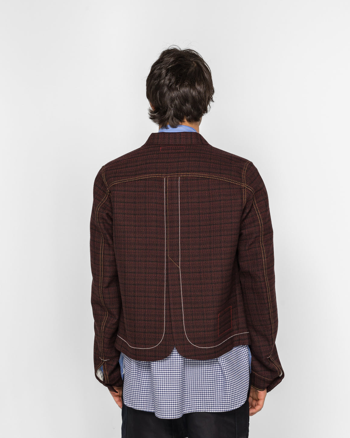 Junya Watanabe MAN - Chore Jacket - Burgundy/Black - UP THERE