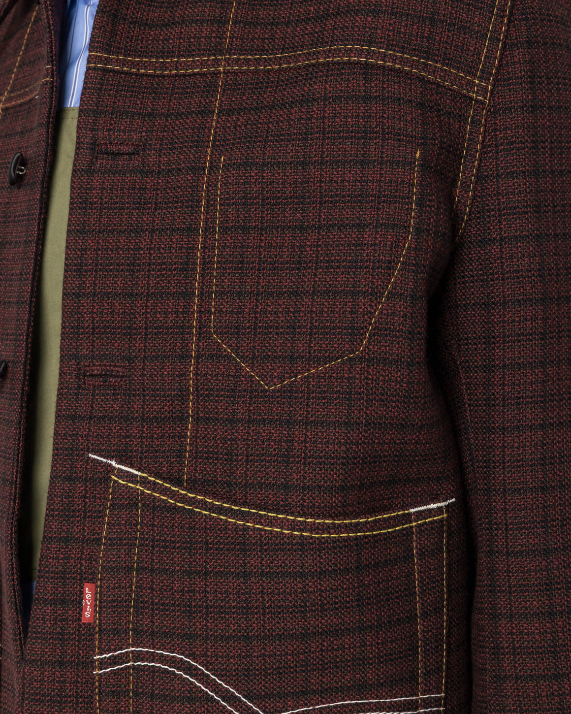 Junya Watanabe MAN - Chore Jacket - Burgundy/Black - UP THERE