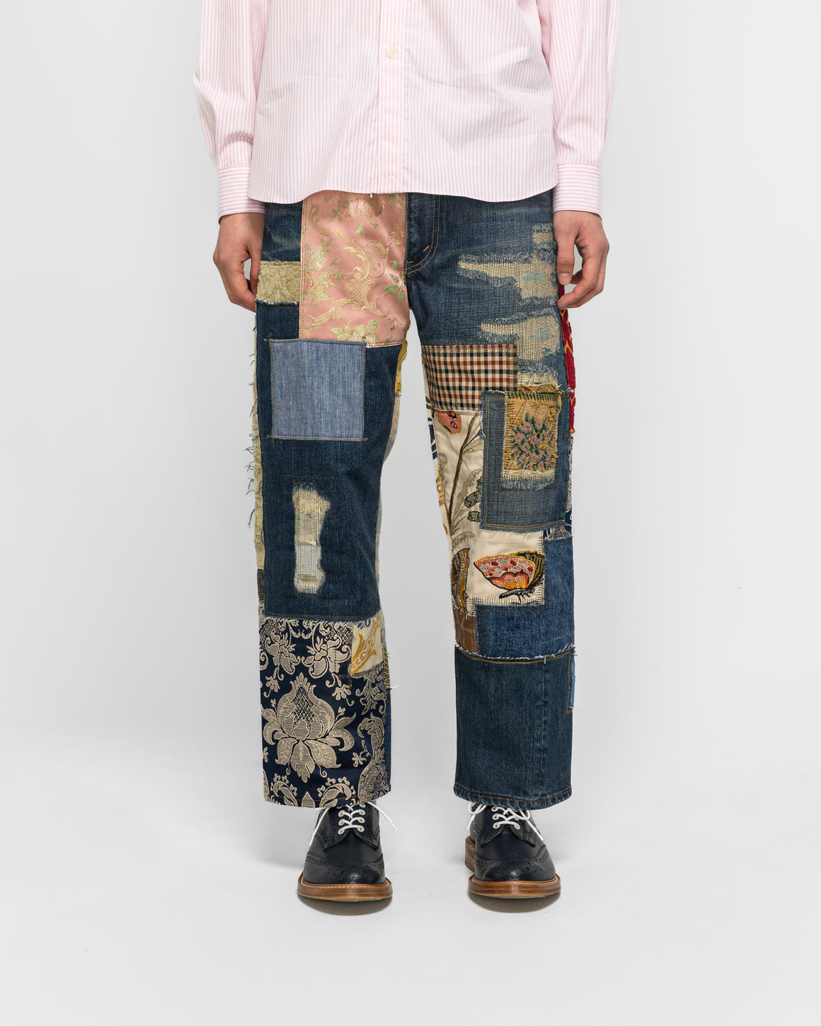 Junya Watanabe MAN - Cotton Garment Treated Denim x Levi's - Indigo/Mix - UP THERE