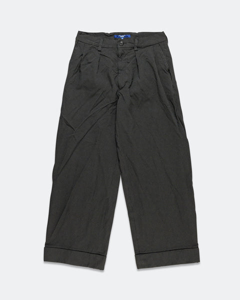 Junya Watanabe MAN - Pleated Wide-Leg Trousers - Black/Gray | UP THERE