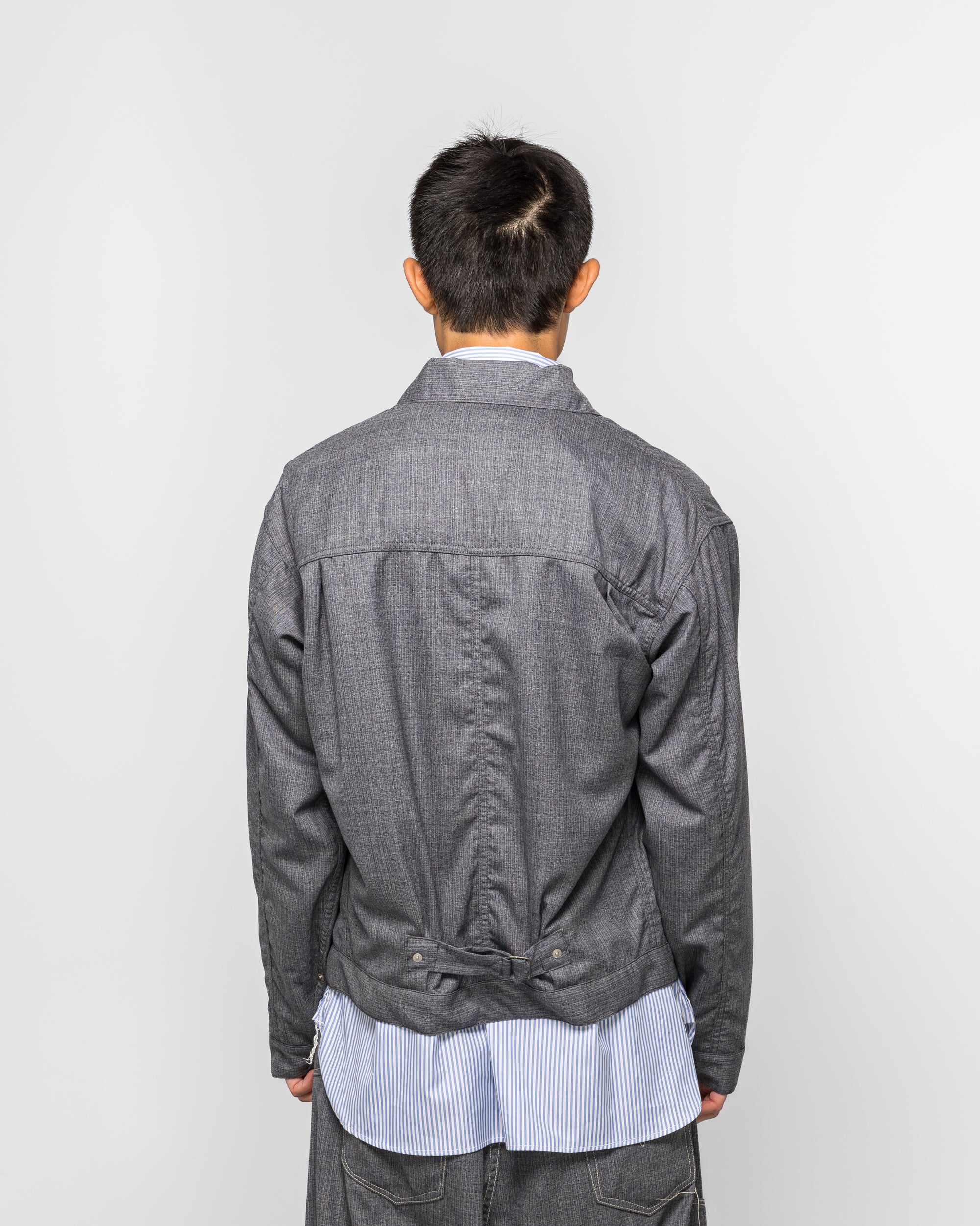 Junya Watanabe MAN - Wool Stripe x Levi's - Blue/Grey | UP THERE