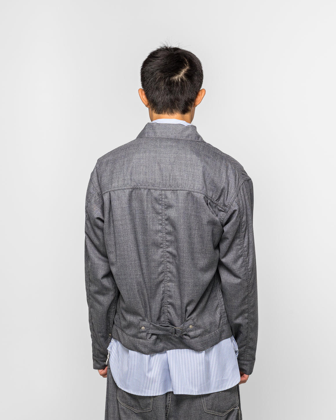 Junya Watanabe MAN - Wool Stripe x Levi's - Blue/Grey - UP THERE