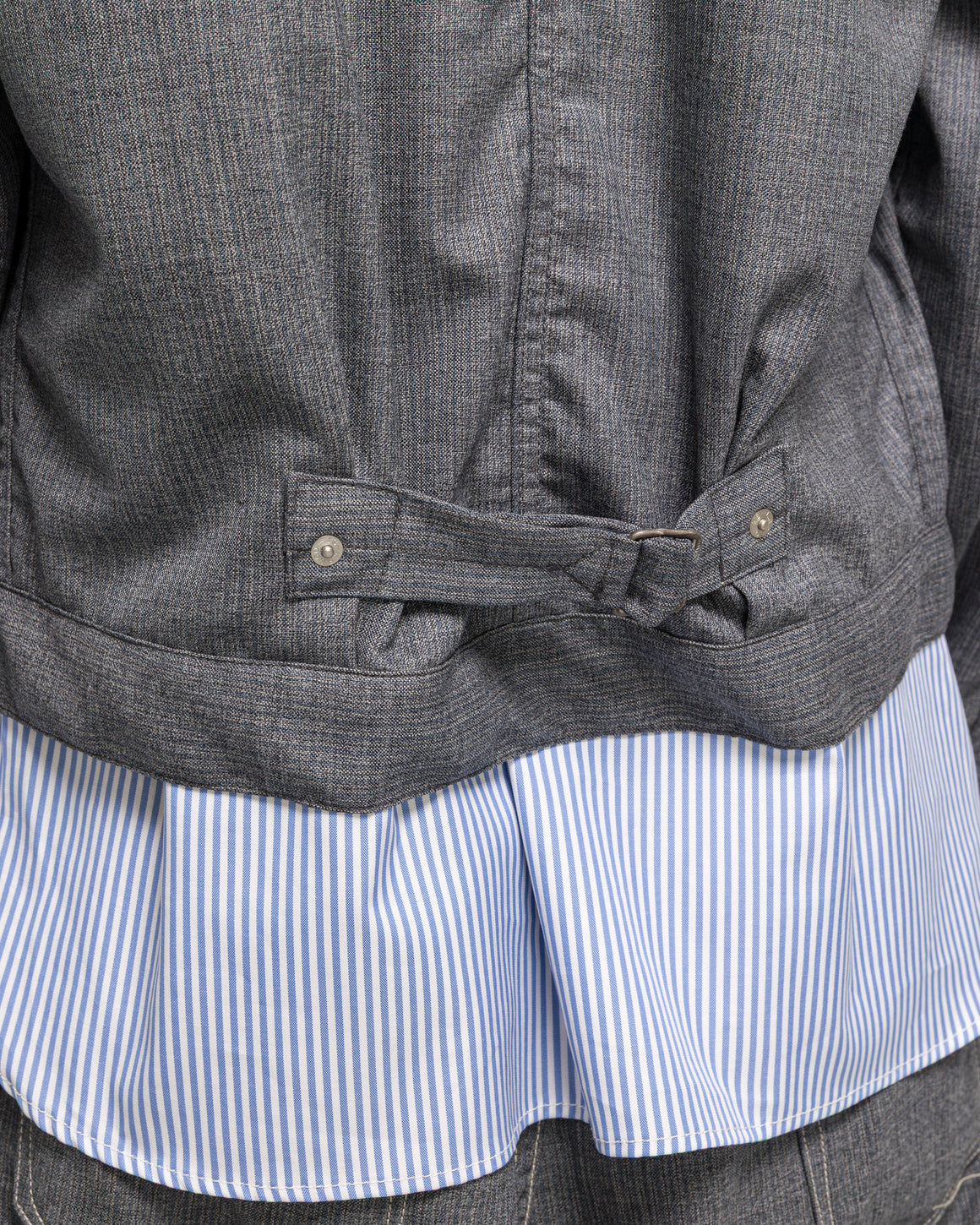 Junya Watanabe MAN - Wool Stripe x Levi's - Blue/Grey - UP THERE