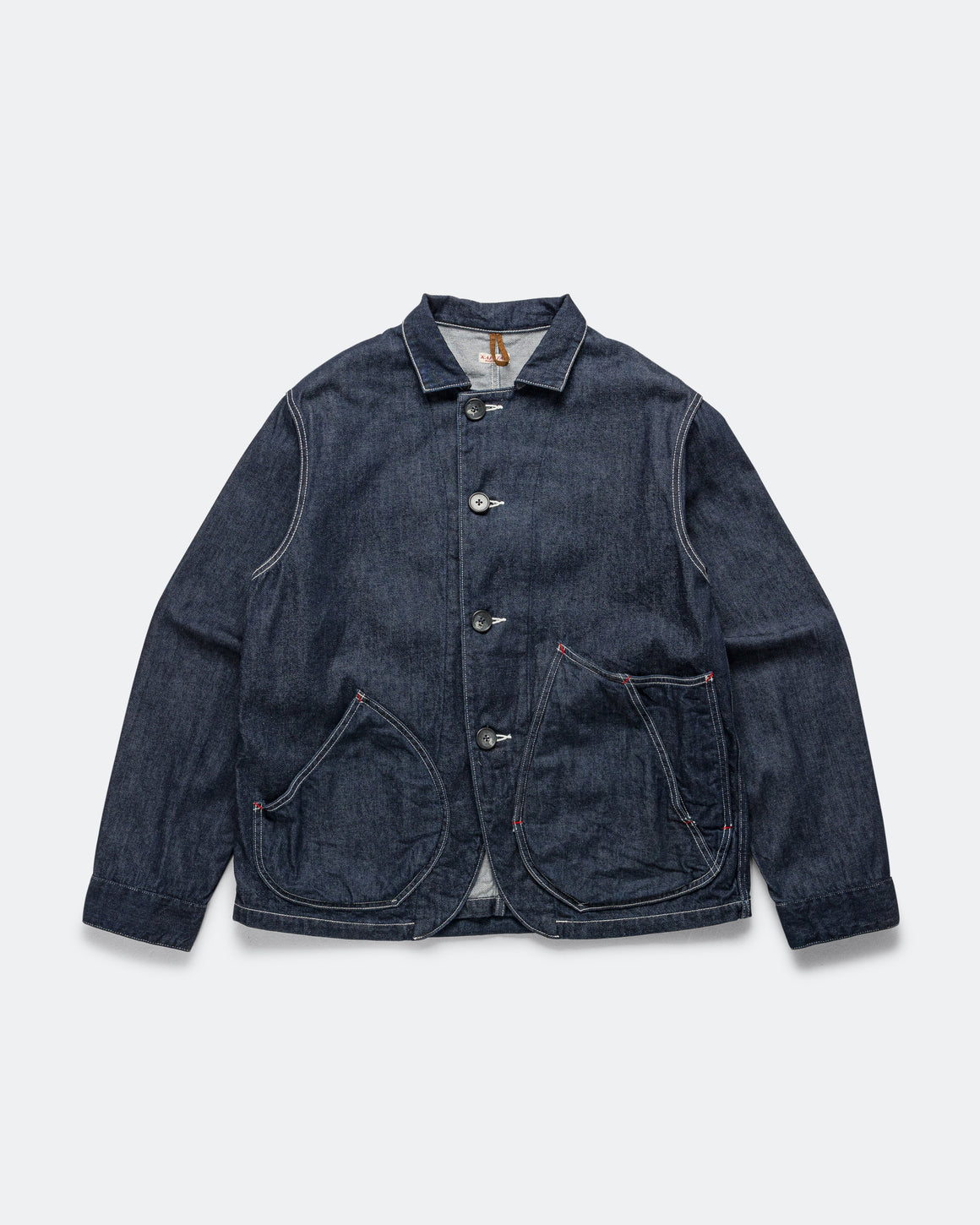 Kapital - 11.5ozDenim x 8ozDenim RINGOMAN Coverall - Indigo - UP THERE