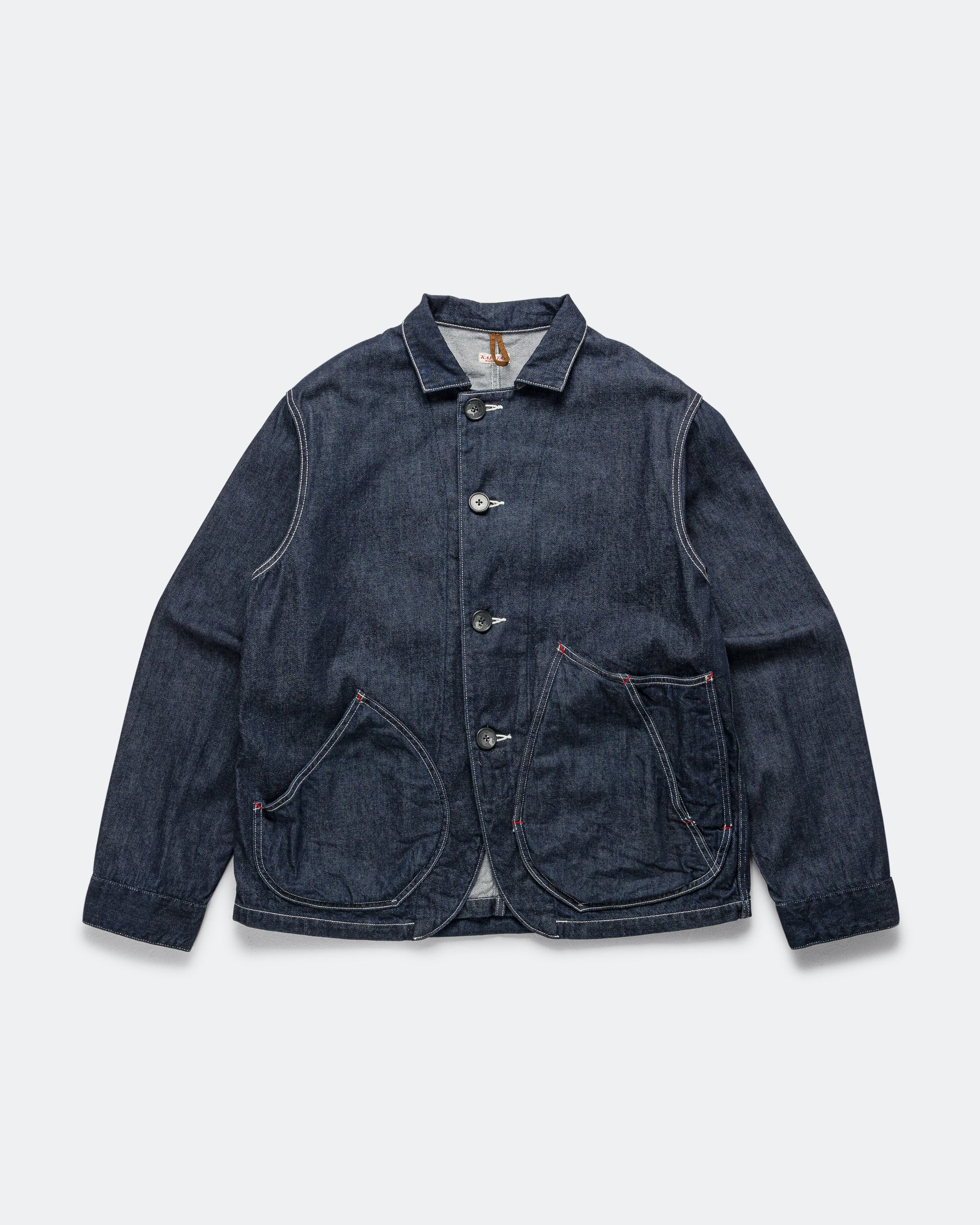 11.5ozDenim x 8ozDenim RINGOMAN Coverall - Indigo | UP THERE