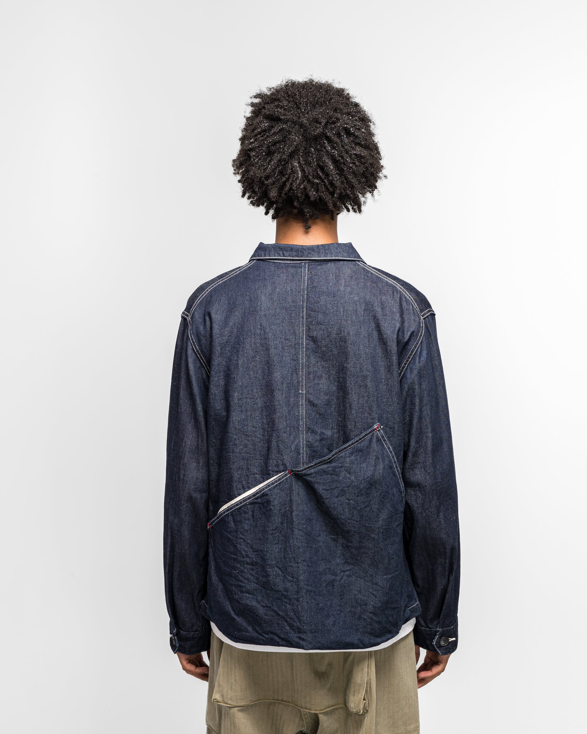 11.5ozDenim x 8ozDenim RINGOMAN Coverall - Indigo | UP THERE