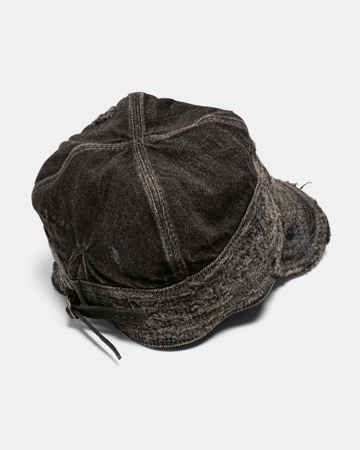 Kapital - 11.5ozBLKxBLK Denim The Old Man And The Sea Cap(CRASH Remake) - PRO - UP THERE