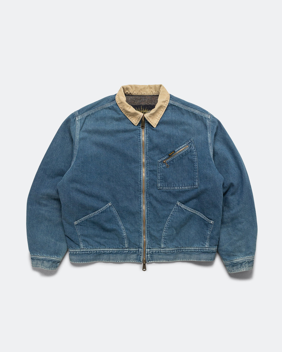 Kapital - 11.5oz Denim Lining Reversible ZIP UP Work JKT (VIRGIN MARY) - PRO - UP THERE