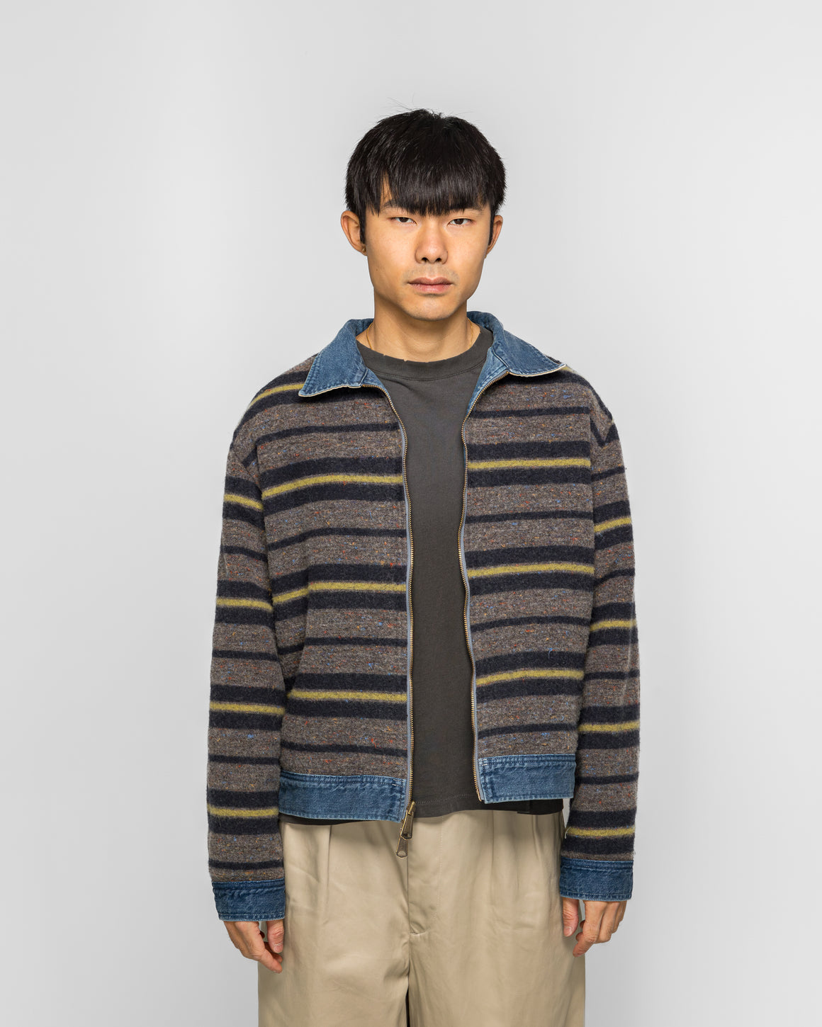 Kapital - 11.5oz Denim Lining Reversible ZIP UP Work JKT (VIRGIN MARY) - PRO - UP THERE