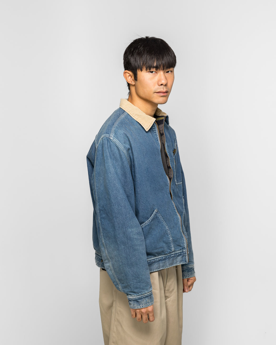 Kapital - 11.5oz Denim Lining Reversible ZIP UP Work JKT (VIRGIN MARY) - PRO - UP THERE