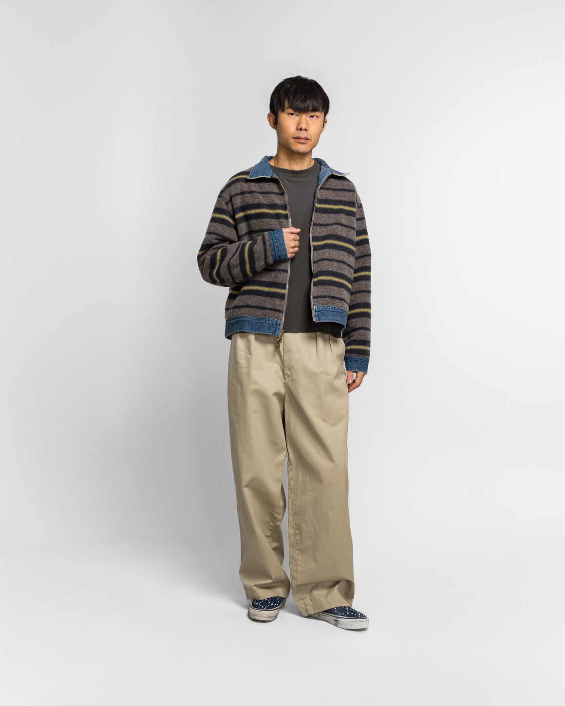 Kapital - 11.5oz Denim Lining Reversible ZIP UP Work JKT (VIRGIN MARY) - PRO - UP THERE
