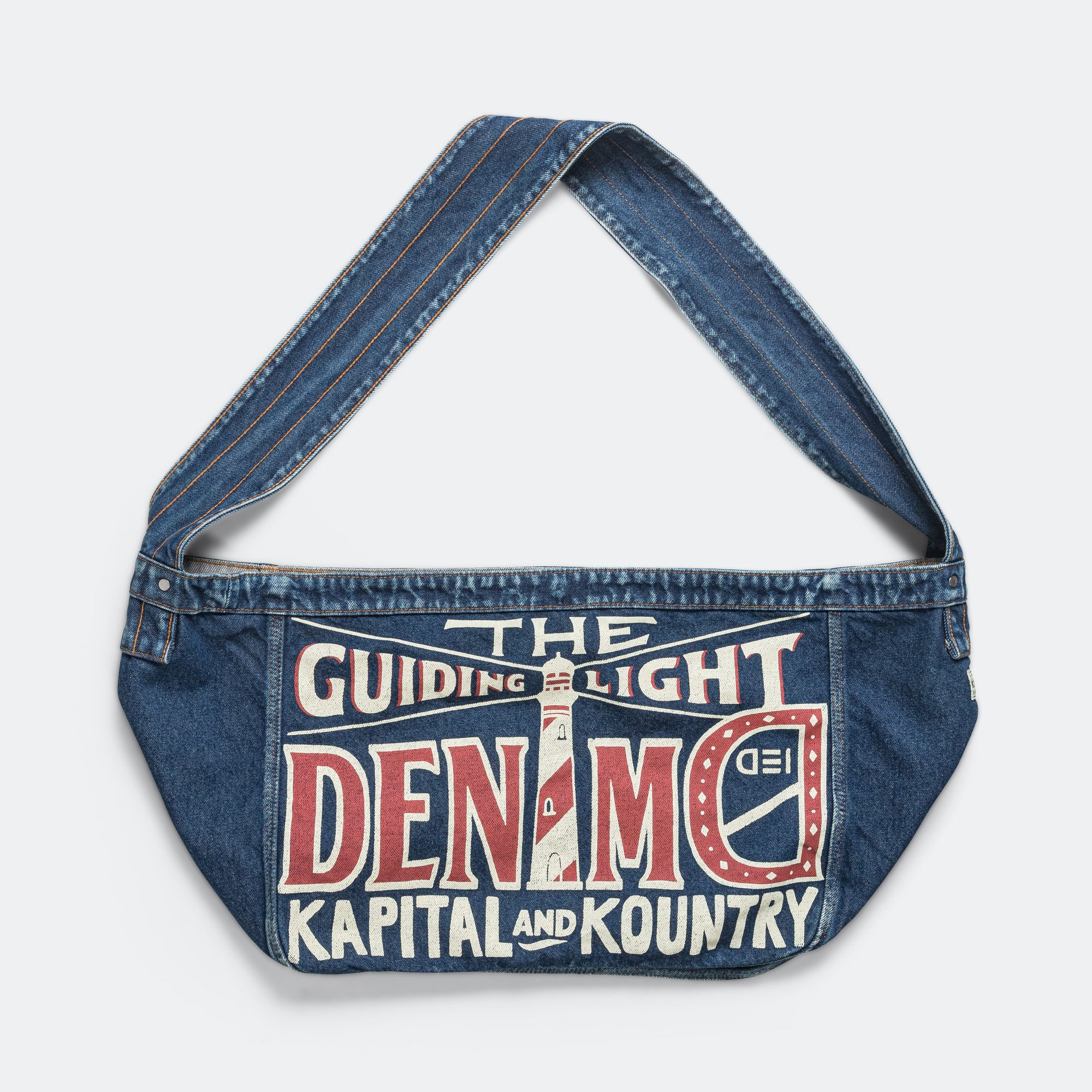 13oz Denim NEWS PAPER BAG GUIDING LIGHT | UP THERE