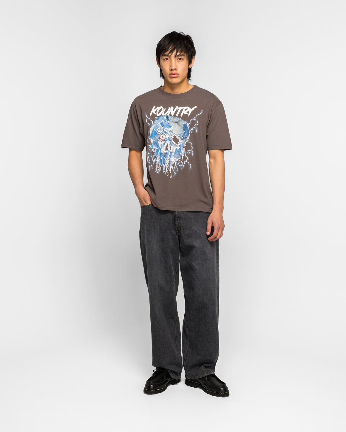 Kapital - 14oz BLK Denim CLUB Baggy 5P Pants - PRO - UP THERE