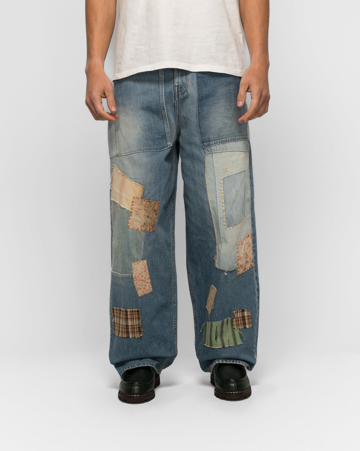 Kapital - 14oz Denim 5P Baggy Pants (BETHAL-PAL remake) - PRO - UP THERE