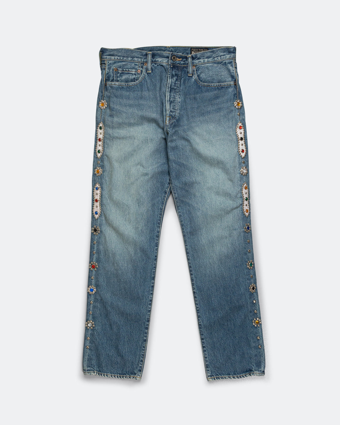 Kapital - 14oz Denim 5p MONKEY CISCO (STUDS) - PRO - UP THERE