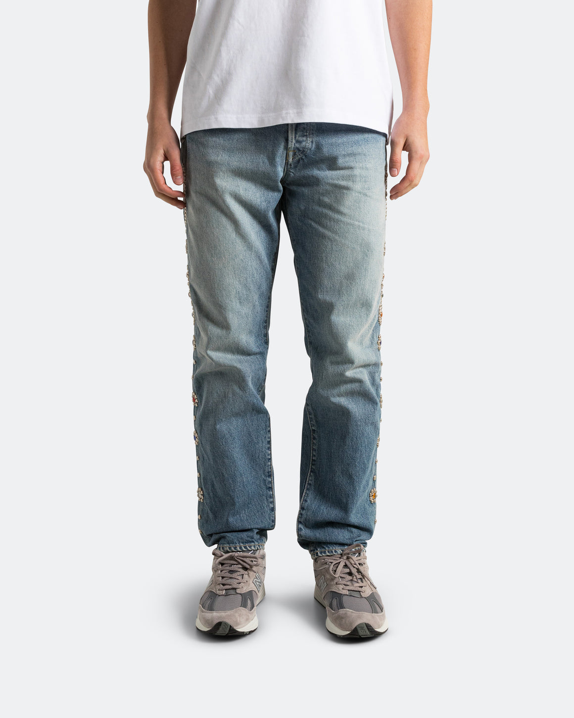 Kapital - 14oz Denim 5p MONKEY CISCO (STUDS) - PRO - UP THERE