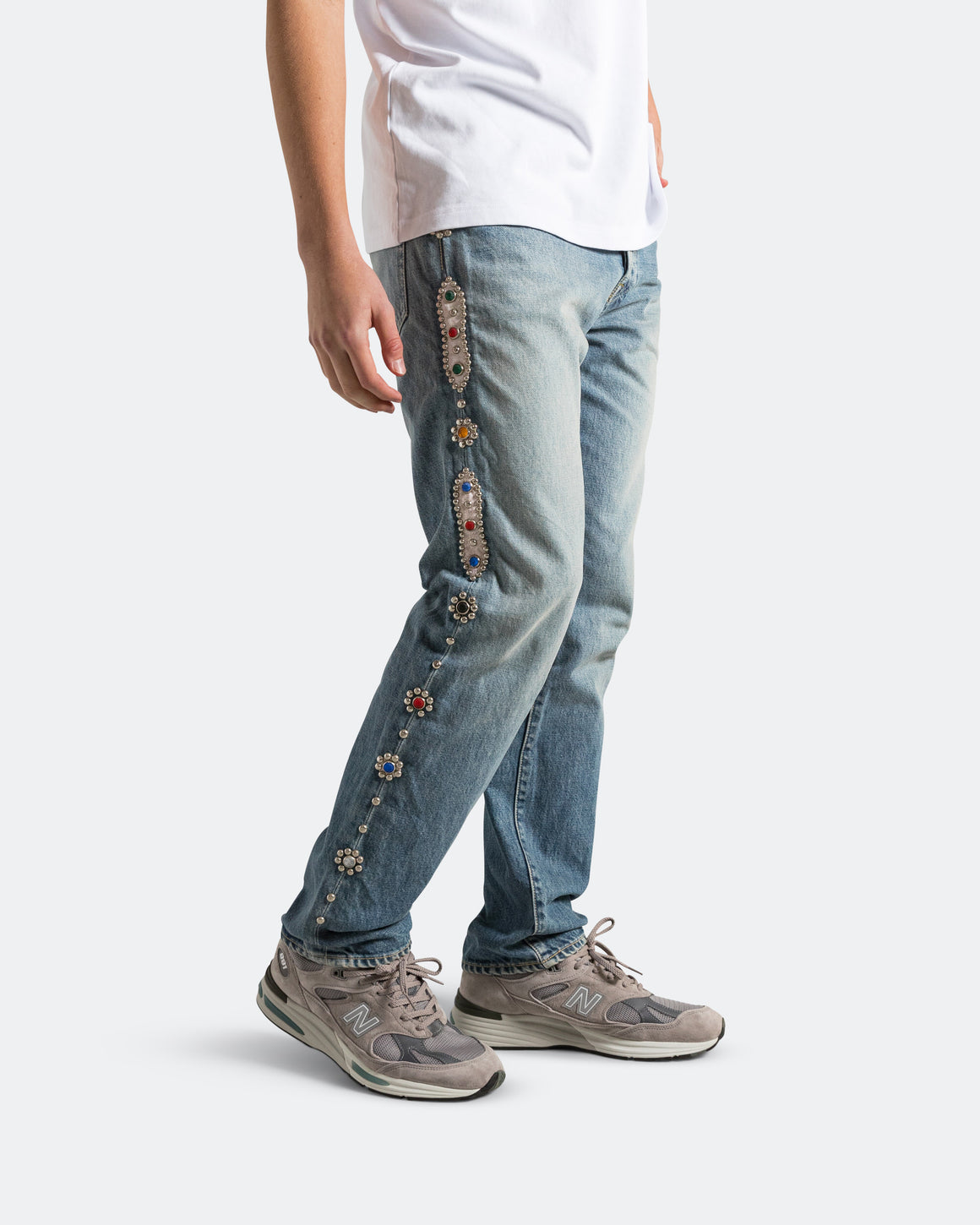 Kapital - 14oz Denim 5p MONKEY CISCO (STUDS) - PRO - UP THERE