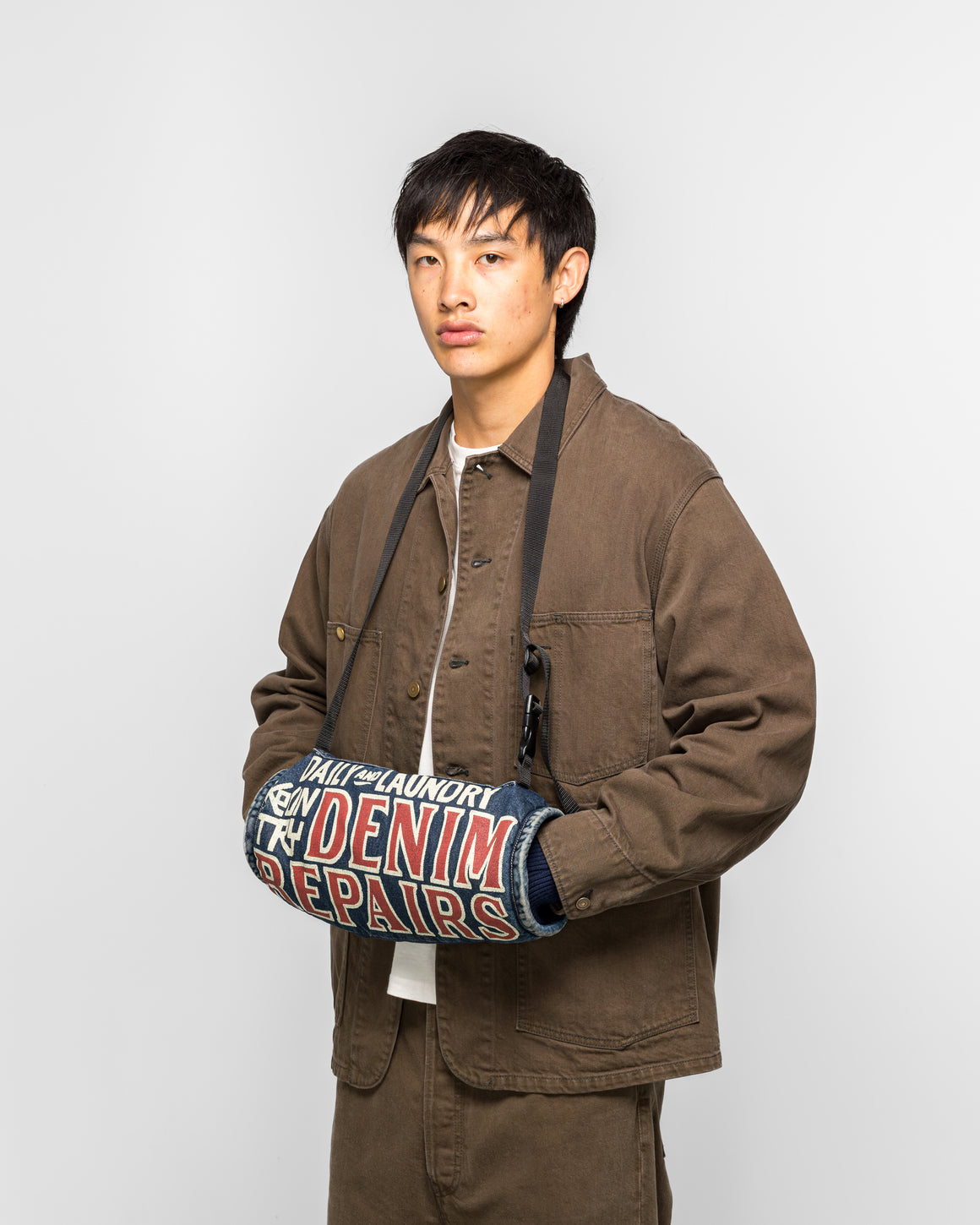 Kapital - 14oz Denim Hand Muff (DENIM REPAIR) - Pro - UP THERE