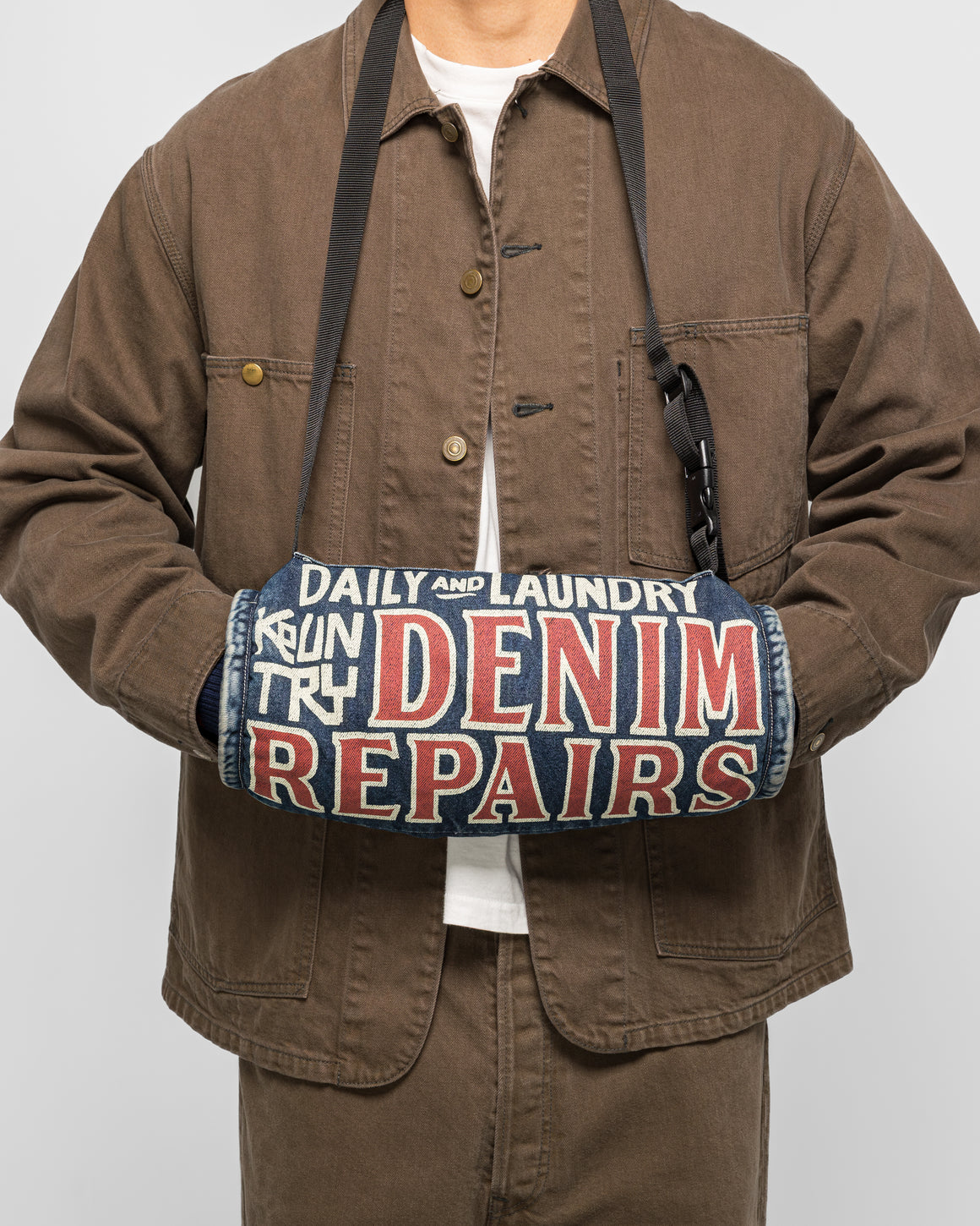 Kapital - 14oz Denim Hand Muff (DENIM REPAIR) - Pro - UP THERE