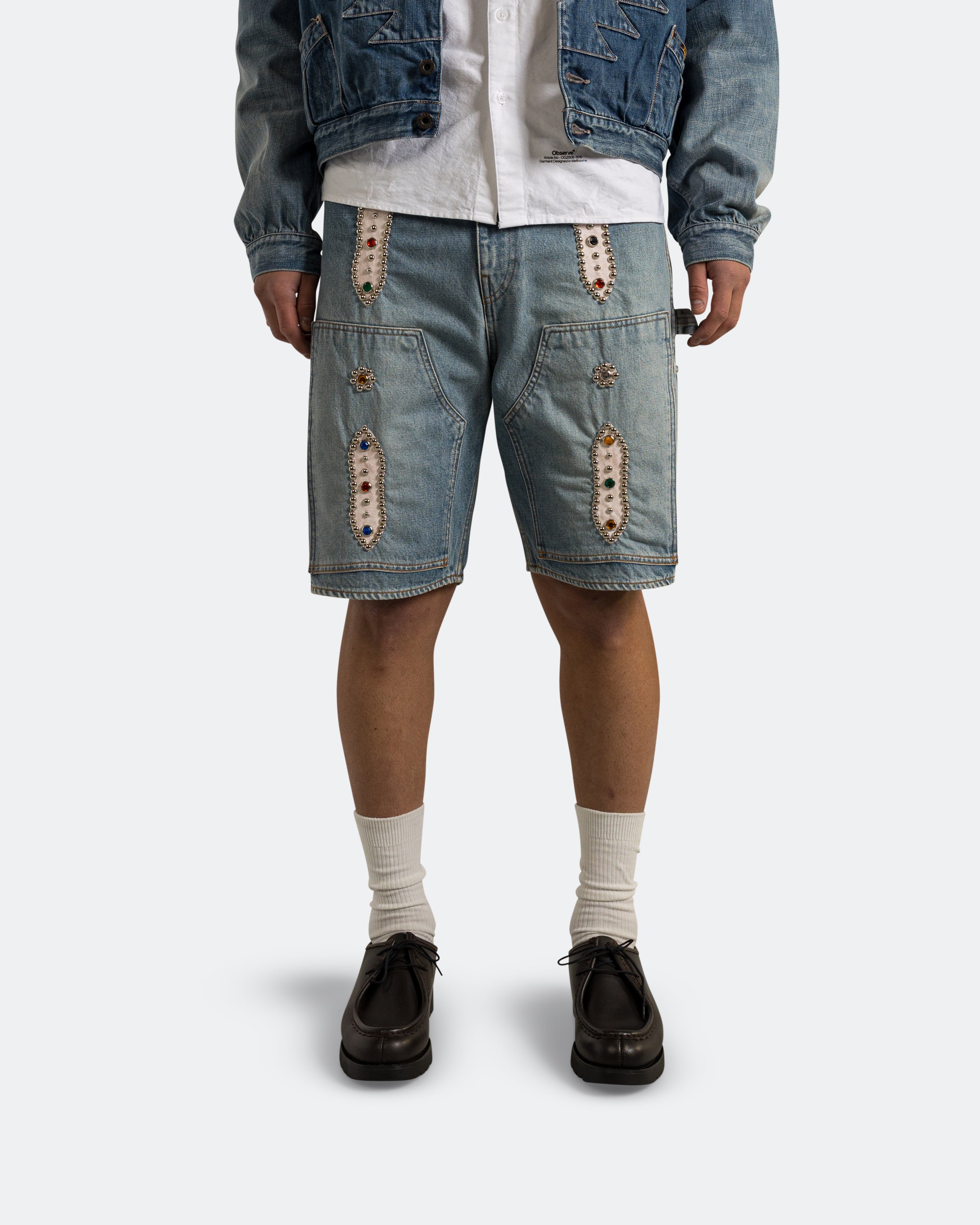 14oz Denim Shorts (STUDS Remake) - PRO | UP THERE