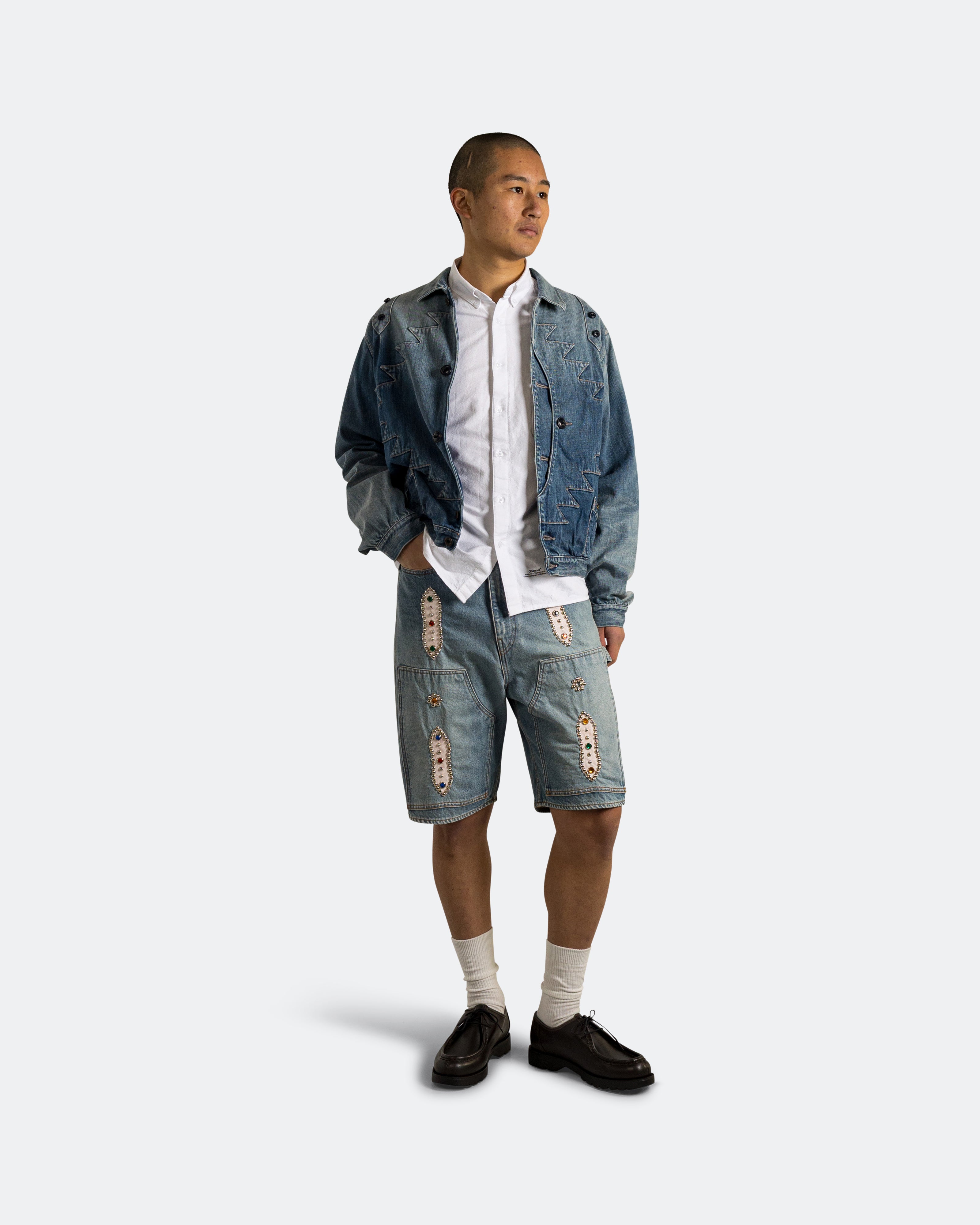 14oz Denim Shorts (STUDS Remake) - PRO | UP THERE