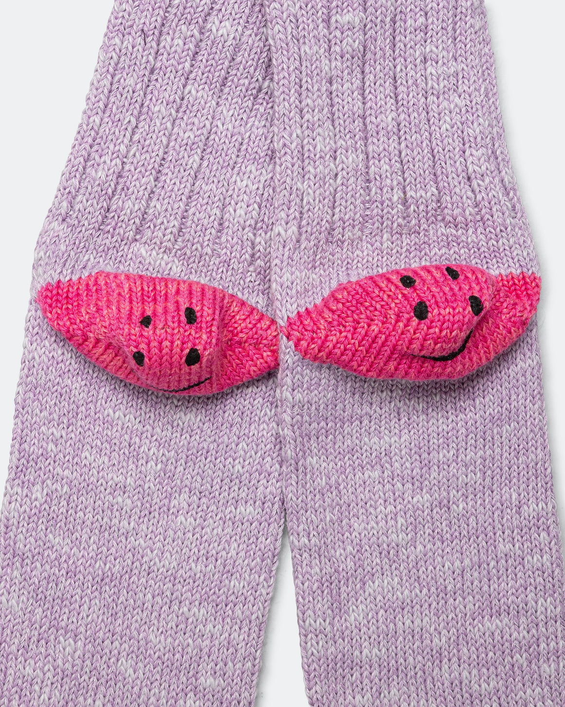 Kapital - 60 Yarns IVY RAINBOWY HAPPY HEEL-Hold Socks - Purple/Pink - UP THERE