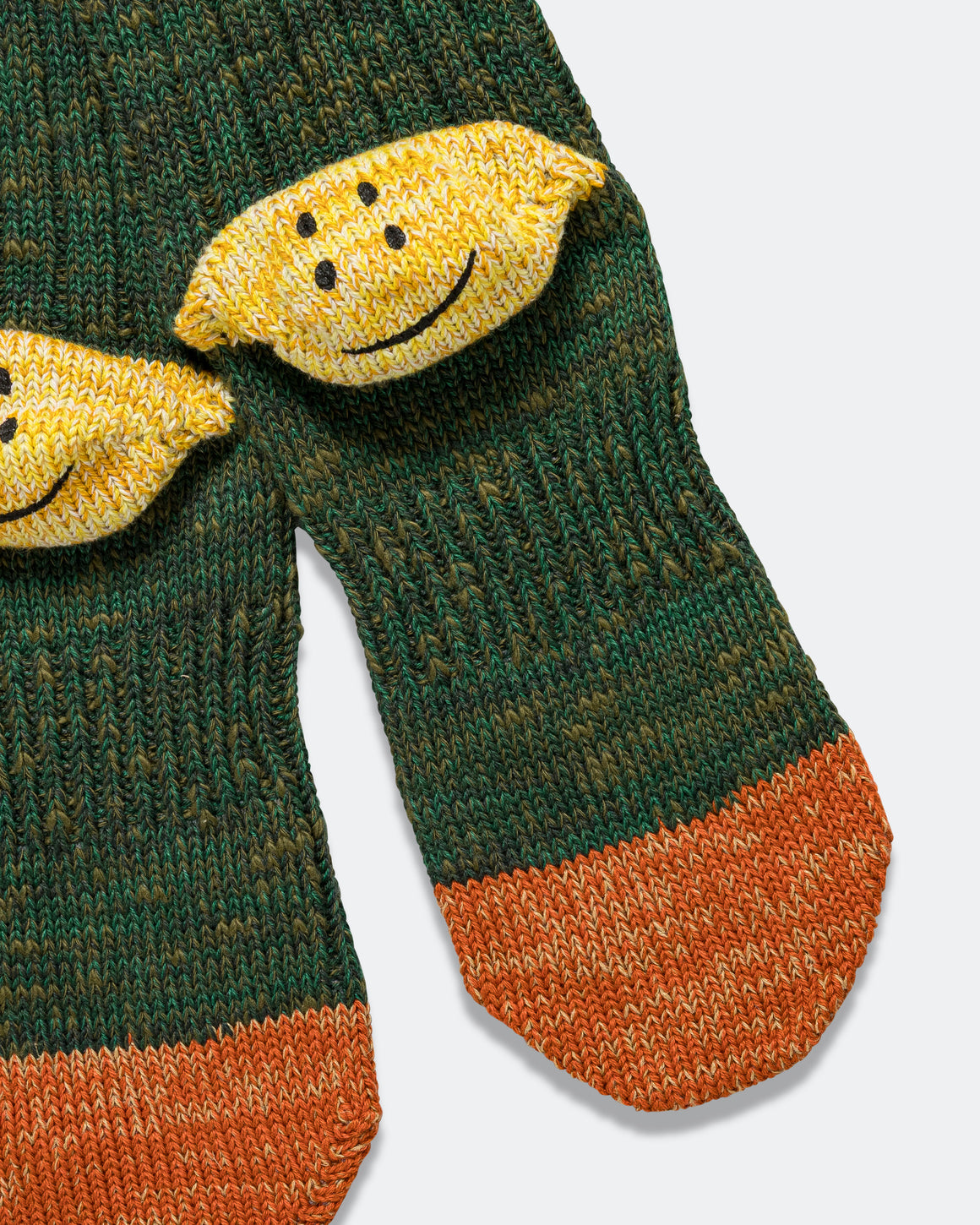 Kapital - 60Yarns Grandrelle IVY RAINBOWY HAPPY Heel-Hold Socks - Green - UP THERE