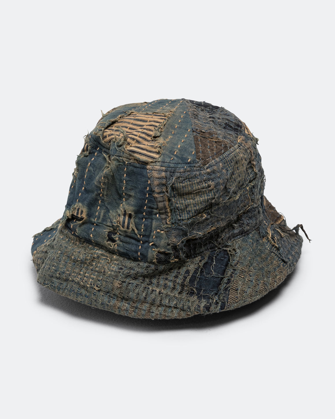 Kapital - BORO Bucket Hat - IDG - UP THERE