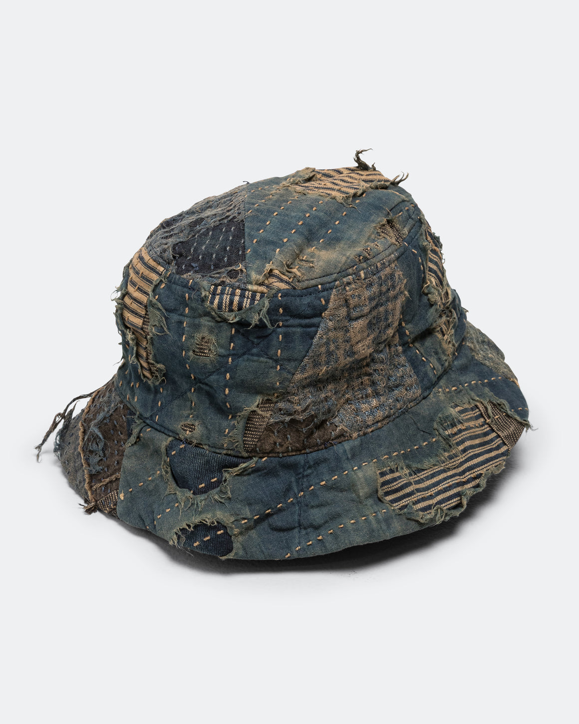 Kapital - BORO Bucket Hat - IDG - UP THERE