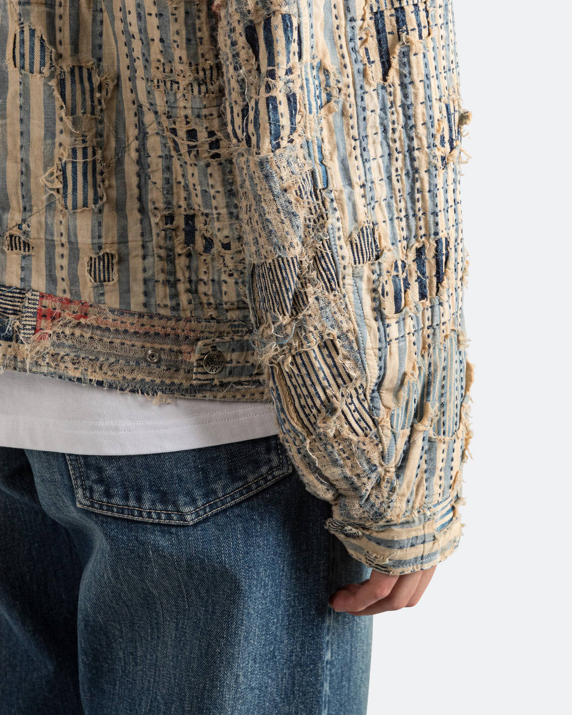 Kapital - LIBERTY-BORO ZIP UP Blouson - Hickoree - UP THERE