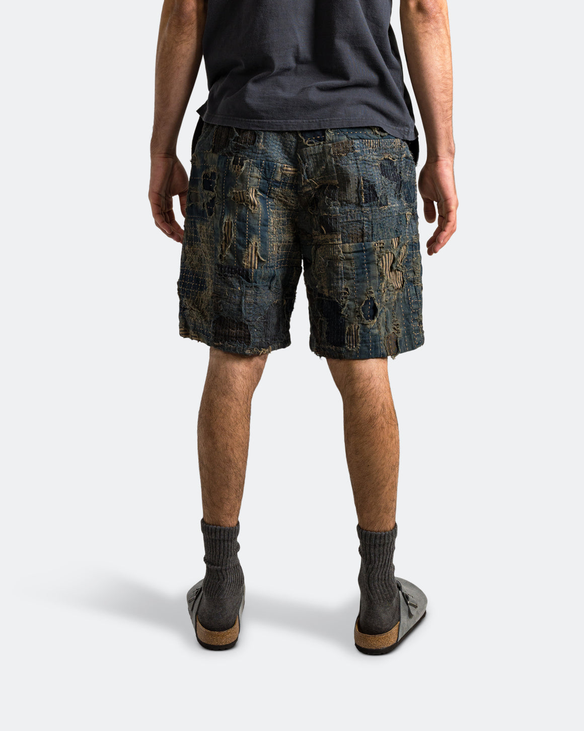 Kapital - BORO IVY Short Pants - Indigo - UP THERE