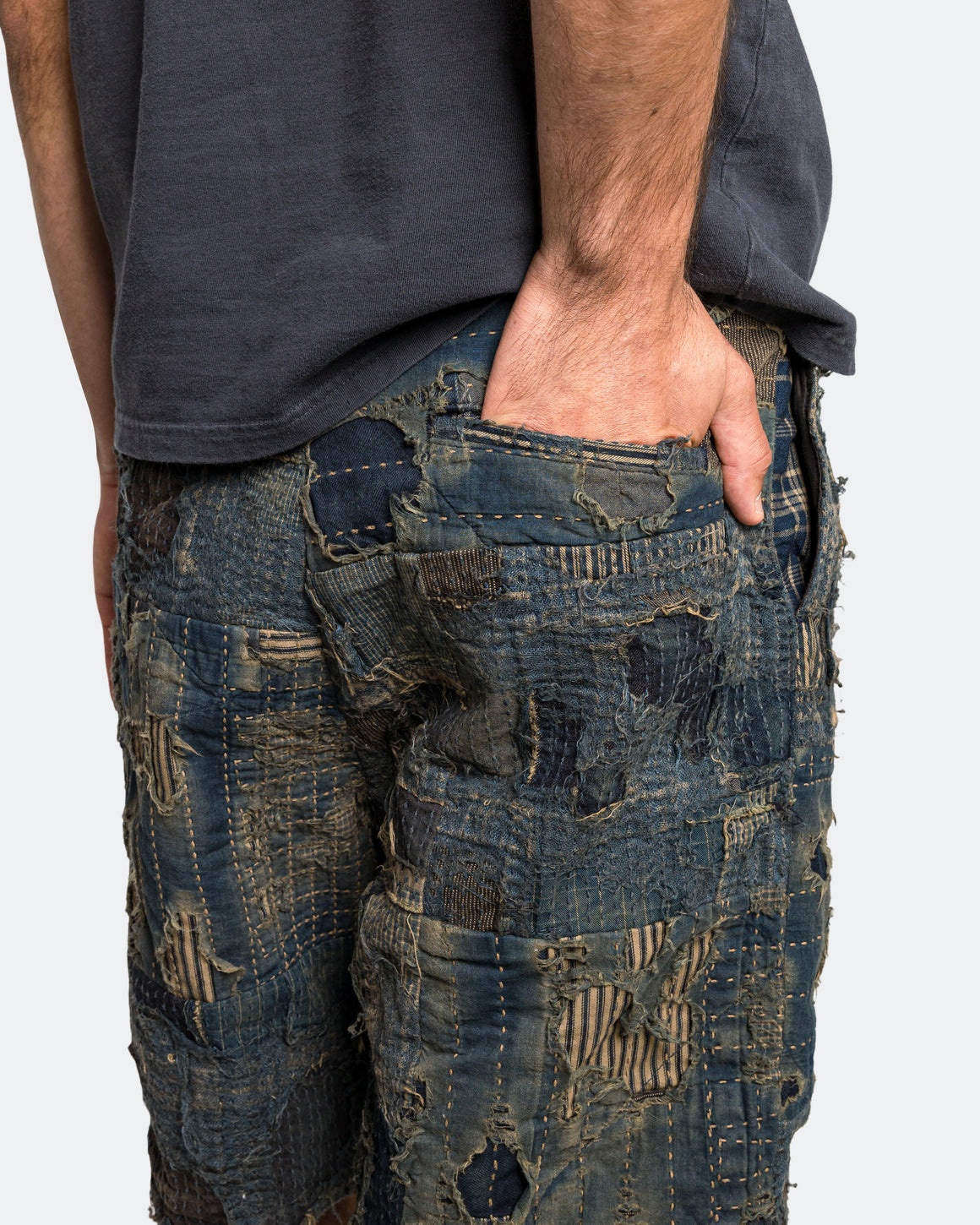 Kapital - BORO IVY Short Pants - Indigo | UP THERE